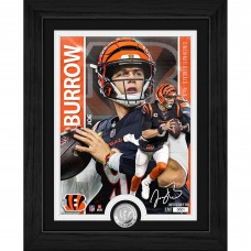 Cincinnati Bengals Joe Burrow Highland Mint 13 x 16 Silver Coin Photo Mint