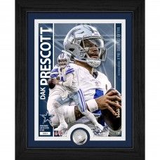 Dallas Cowboys Dak Prescott Highland Mint 13 x 16 Silver Coin Photo Mint