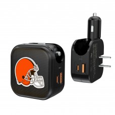 Cleveland Browns Keyscaper 2-in-1 USB A/C Charger