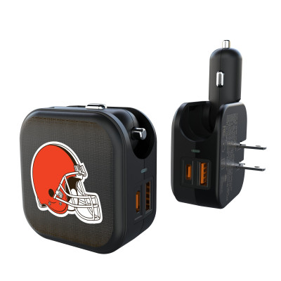 Cleveland Browns Keyscaper 2-in-1 USB A/C Charger