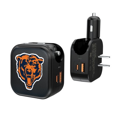 Chicago Bears Keyscaper 2-in-1 USB A/C Charger