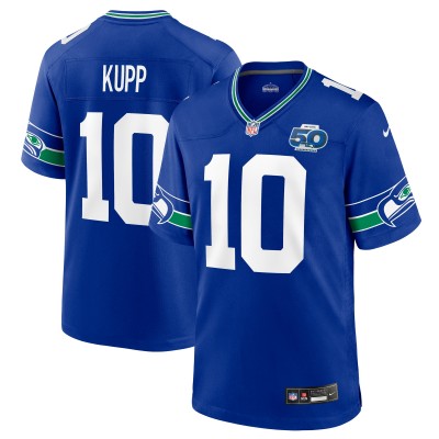 Seattle Seahawks Cooper Kupp Nike Royal Alternate 50th Season Game Jersey