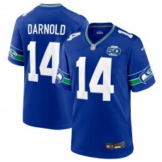 Seattle Seahawks Sam Darnold Nike Royal Alternate 50th Season Game Jersey Seattle Seahawks Sam Darnold Nike Royal Alternate 50th Season Game Jersey