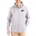 Miami Dolphins Cutter & Buck Gray Roam Epic Comfort Recycled Full-Zip Hoodie Jacket