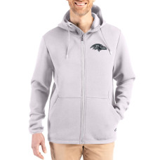 Толстовка Baltimore Ravens Cutter & Buck Gray Roam Epic Comfort Recycled Full-Zip Jacket