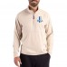 Кофта на короткой молнии Detroit Lions Cutter & Buck Light Brown Adapt Eco Knit Hybrid Recycled