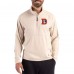 Кофта на короткой молнии Denver Broncos Cutter & Buck Light Brown Adapt Eco Knit Hybrid Recycled