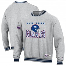 New York Giants Champion Heather Gray Reverse Weave Fleece Sweatshirt