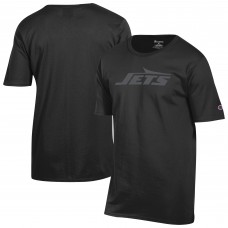 New York Jets Champion Black Tonal Logo T-Shirt New York Jets Champion Black Tonal Logo T-Shirt