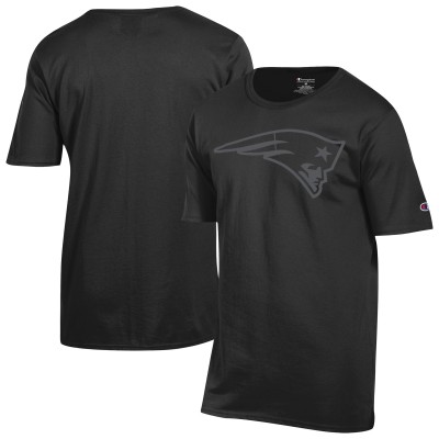 New England Patriots Champion Black Tonal Logo T-Shirt
