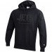 New York Jets Champion Black Tonal Reverse Weave Fleece Hoodie