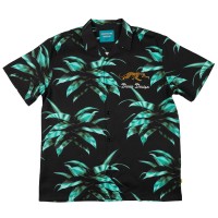 Unisex Jacksonville Jaguars Duvin Designs Co. Black Button-Up Cabana Shirt