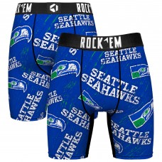 Unisex Seattle Seahawks Rock Em Socks Throwback Logo Allover Boxer Briefs Unisex Seattle Seahawks Rock Em Socks Throwback Logo Allover Boxer Briefs