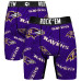 Боксеры Unisex Baltimore Ravens Rock Em Socks Throwback Logo Allover