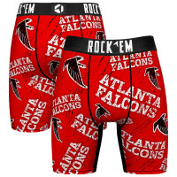 Боксеры Unisex Atlanta Falcons Rock Em Socks Throwback Logo Allover