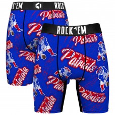 Unisex New England Patriots Rock Em Socks Throwback Logo Allover Boxer Briefs Unisex New England Patriots Rock Em Socks Throwback Logo Allover Boxer Briefs