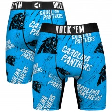 Unisex Carolina Panthers Rock Em Socks Throwback Logo Allover Boxer Briefs