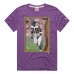 Unisex Minnesota Vikings Randy Moss Homage Purple Trading Card Tri-Blend T-Shirt