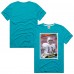 Unisex Miami Dolphins Dan Marino Homage Aqua Trading Card Tri-Blend T-Shirt