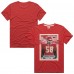 Unisex Kansas City Chiefs Derrick Thomas Homage Red Trading Card Tri-Blend T-Shirt