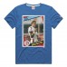 Unisex Denver Broncos John Elway Homage Royal NFL Topps Trading Card Tri-Blend T-Shirt