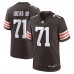 Cleveland Browns Cornelius Lucas Nike Brown Team Game Jersey