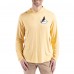 Arizona Cardinals Cutter & Buck Yellow Throwback Logo Coastline Epic Comfort Eco Recycled Long Sleeve Hoodie T-Shirt