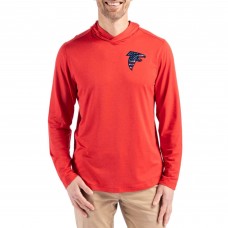 Футболка с длинным рукавом с капюшоном Atlanta Falcons Cutter & Buck Red Americana Coastline Epic Comfort Eco Recycled Футболка с длинным рукавом с капюшоном Atlanta Falcons Cutter & Buck Red Americana Coastline Epic Comfort Eco Recycled