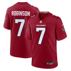 Джерси Atlanta Falcons Bijan Robinson Nike Red Game Джерси Atlanta Falcons Bijan Robinson Nike Red Game