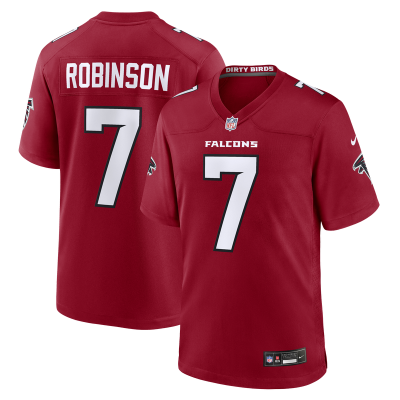 Джерси Atlanta Falcons Bijan Robinson Nike Red Game