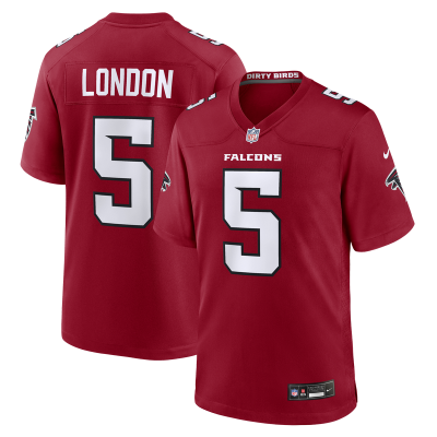 Джерси Atlanta Falcons Drake London Nike Red Game