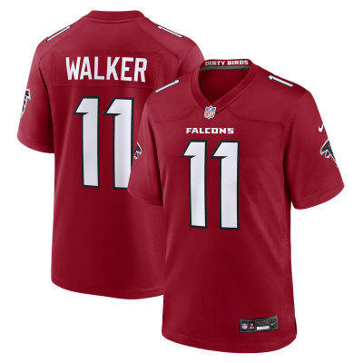 Джерси Atlanta Falcons Jalon Walker Nike Red Game