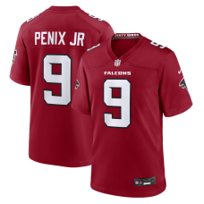 Джерси Atlanta Falcons Michael Penix Jr. Nike Red Game Джерси Atlanta Falcons Michael Penix Jr. Nike Red Game