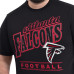 Футболка Atlanta Falcons G-III Sports by Carl Banks Black Adaptive Headliner Graphic