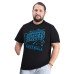 Футболка Carolina Panthers G-III Sports by Carl Banks Black Adaptive Headliner Graphic