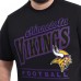 Minnesota Vikings G-III Sports by Carl Banks Black Adaptive Headliner Graphic T-Shirt