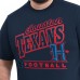 Футболка Houston Texans G-III Sports by Carl Banks Navy Adaptive Headliner Graphic