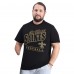 New Orleans Saints G-III Sports by Carl Banks Black Adaptive Headliner Graphic T-Shirt