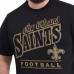 New Orleans Saints G-III Sports by Carl Banks Black Adaptive Headliner Graphic T-Shirt