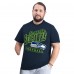 Seattle Seahawks G-III Sports by Carl Banks Navy Adaptive Headliner Graphic T-Shirt
