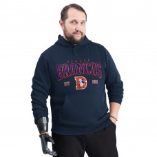 Толстовка Denver Broncos G-III Sports by Carl Banks Navy Adaptive Team Spirit Graphic Fleece