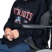 New England Patriots G-III Sports by Carl Banks Navy Adaptive Team Spirit Graphic Fleece Pullover Hoodie
