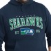 Seattle Seahawks G-III Sports by Carl Banks College Navy Adaptive Team Spirit Graphic Fleece Pullover Hoodie