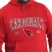 Arizona Cardinals G-III Sports by Carl Banks Cardinal Adaptive Team Spirit Graphic Fleece Pullover Hoodie