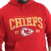 Kansas City Chiefs G-III Sports by Carl Banks Red Adaptive Team Spirit Graphic Fleece Pullover Hoodie