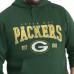 Толстовка Green Bay Packers G-III Sports by Carl Banks Green Adaptive Team Spirit Graphic Fleece