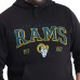 Los Angeles Rams G-III Sports by Carl Banks Adaptive Team Spirit Graphic Fleece Pullover Hoodie - Black