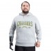 Los Angeles Chargers G-III Sports by Carl Banks Gray Adaptive Team Spirit Graphic Fleece Pullover Hoodie