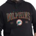 Miami Dolphins G-III Sports by Carl Banks Black Adaptive Team Spirit Graphic Fleece Pullover Hoodie
