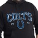 Indianapolis Colts G-III Sports by Carl Banks Black Adaptive Team Spirit Graphic Fleece Pullover Hoodie
